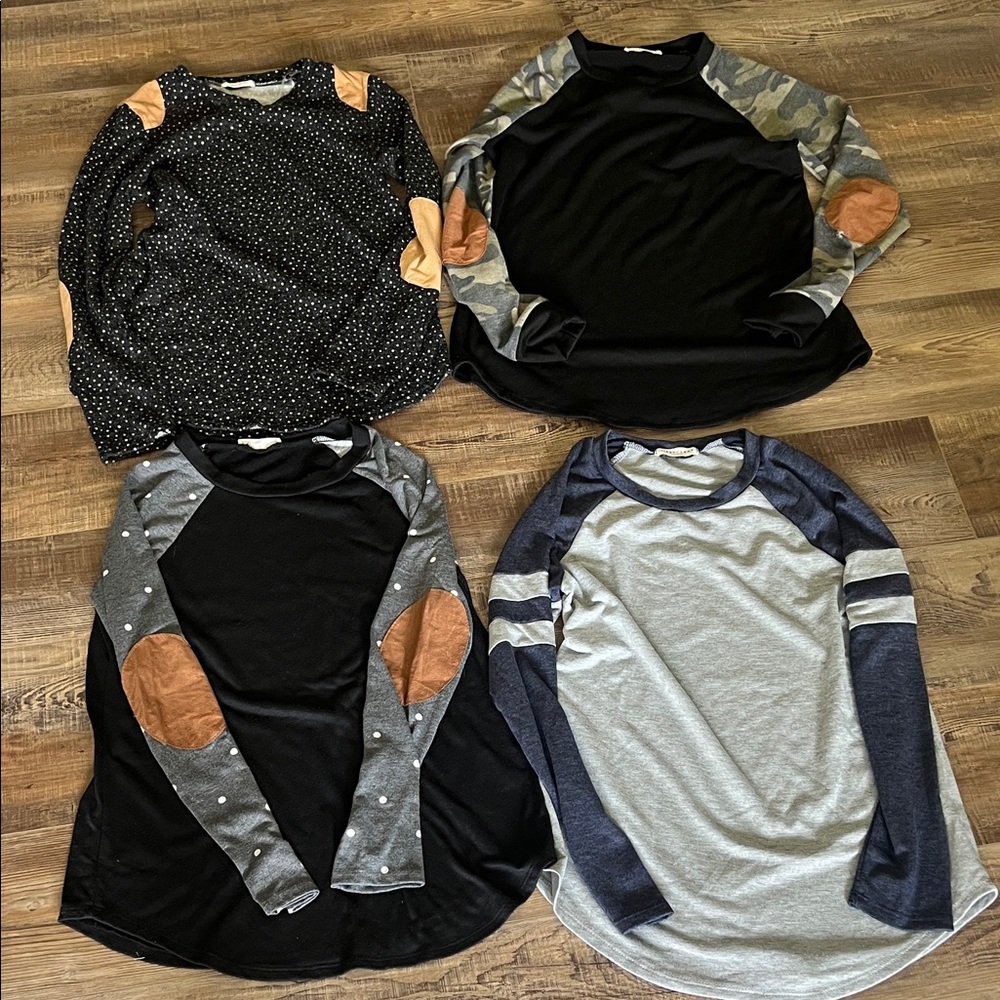 Set of Four Long Sleeve Shirts